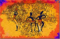 120CM 80CM OBRAZ ŚCIENNY WIECZORNY TANIEC