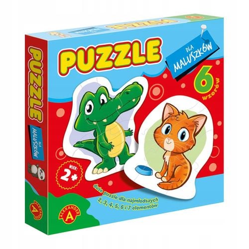 Puzzle dla maluszkow krokodyl 17328 na Arena.pl