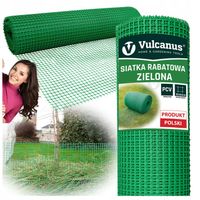 Siatka Ogrodzeniowa 1,5x25m Plastikowa Zielona Plastik Rabatkowa Ogrodowa