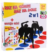 Gra Twister Raz na Górze Raz Na Dole 2w1 PL