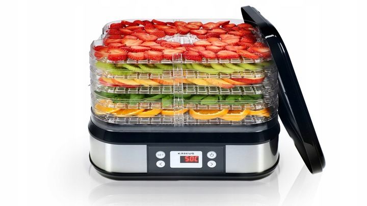 Duża Suszarka spożywcza do Grzybów Owoców Warzyw Dehydrator Timer Krexus zdjęcie 11