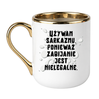 Elegant Biało-Złoty 330 ml
