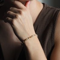 Bransoletka - Muszla, Cytryn, Hematyt złoty i srebro złocone