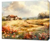 Obraz 70x60cm Sielski Domek