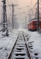 Plakat 70x100cm Podróż po Torach