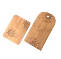 Deska bambusowa drewniana do serwowania 2 sztuki