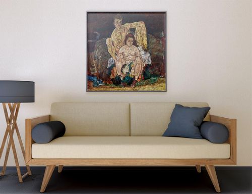 Rodzina, Egon Schiele - plakat 40x40 cm na Arena.pl