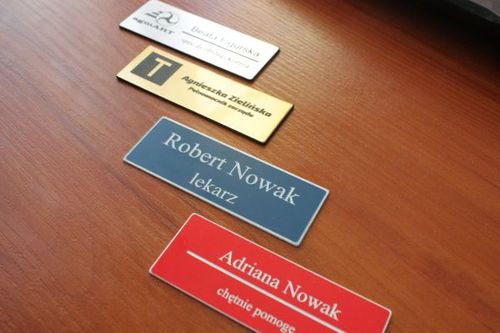 tabliczka GRAWER na drzwi BIURO wc DOWOLNY NAPIS na Arena.pl