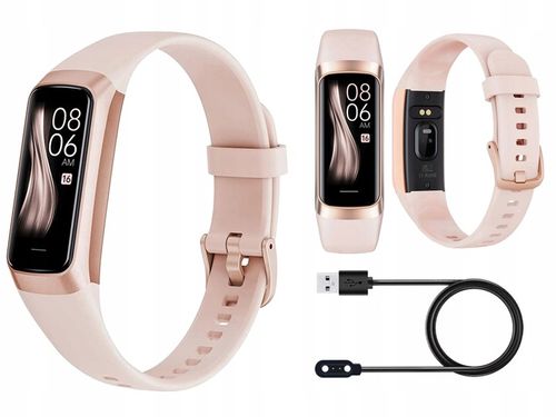 SMARTWATCH ZEGAREK DAMSKI MĘSKI SMARTBAND SPORT MENU POLSKIE PULS PL KROKI na Arena.pl