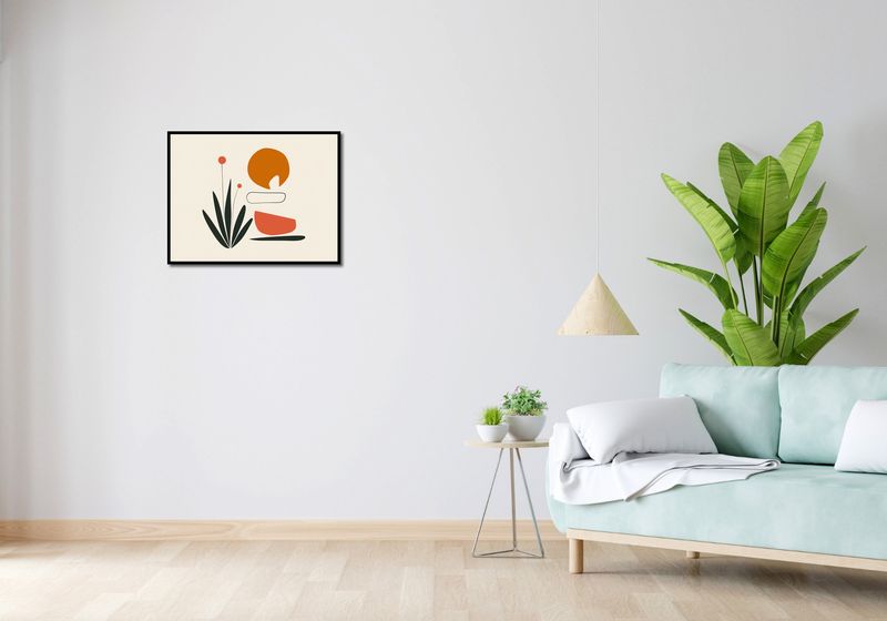 Plakat 65x50cm Abstrakcyjny Zen zdjęcie 4