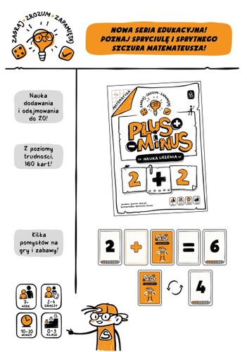 Gra Plus minus. Nauka liczenia na Arena.pl