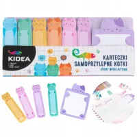 Karteczki Samoprzylepne Zakładki Indeksujące Notesik Kotki Kidea
