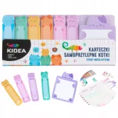 Karteczki Samoprzylepne Zakładki Indeksujące Notesik Kotki Kidea