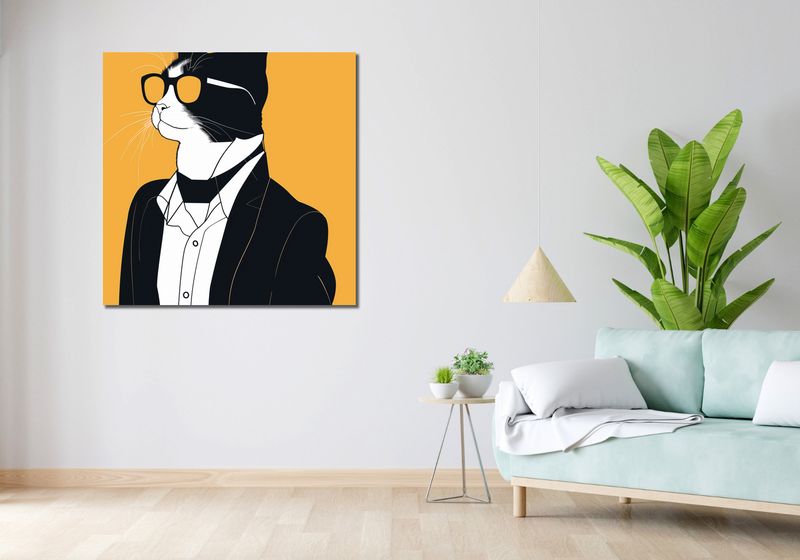 Obraz 100x100cm Jegomość zdjęcie 2