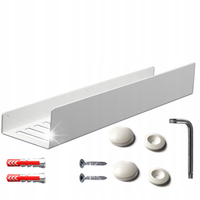 PÓŁKA METALOWA POD PRYSZNIC 60cm DO ŁAZIENKI WISZĄCA