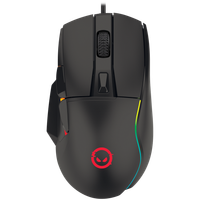lorgar mysz gamingowa jetter 357, usb, led, rgb, czarna