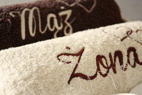 Prezent dla rodziców Ręczniki z haftem kubki na Arena.pl