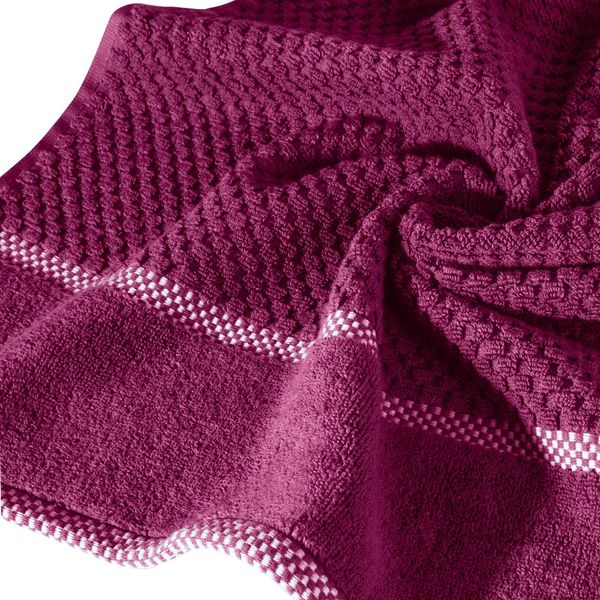 Ręcznik frotte CALEB8 50x90 amarantowy zdjęcie 4