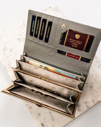 portfel damski skórzany ptn ph24-lfl-7049 green na Arena.pl