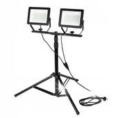 Reflektor halogen podwójny 200W na statywie 1.8m,
