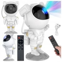 PROJEKTOR GWIAZD ASTRONAUTA RZUTNIK LED LASEROWY LAMPKA NOCNA DLA DZIECI