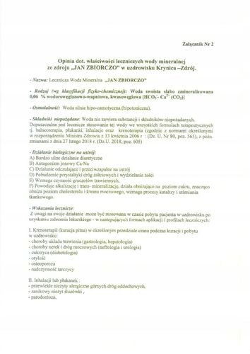 Jan Naturalna woda lecznicza oczyszczenie 6 x 1,5l na Arena.pl