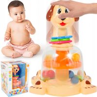 BĄCZEK SPINNER DLA DZIECI PIESEK Z KULECZKAMI ZABAWKA WIRUJĄCA DLA DZIECI