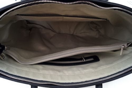 FLORA&CO torebka damska klasyczna sztywna z paskiem  na ramię V048 c.taupe na Arena.pl