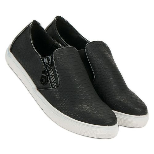Czarne Trampki Slip On r.40 na Arena.pl