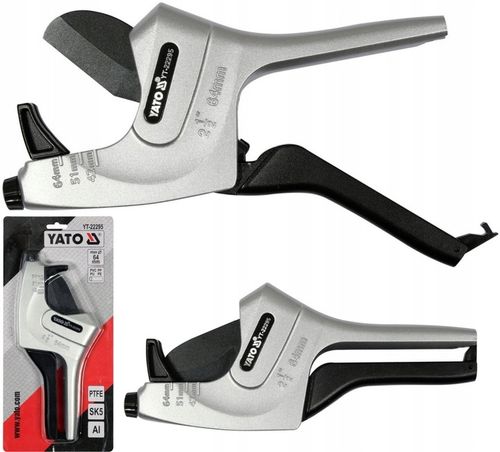 YATO OBCINAK NOŻYCE STALOWE OSTRZA DO RUR PCV PP PE PU PESZLI 64MM YT-22295 na Arena.pl