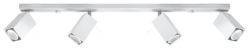 LAMPA sufitowa SL.0463 metalowa OPRAWA plafon regulowane reflektorki białe zdjęcie 1