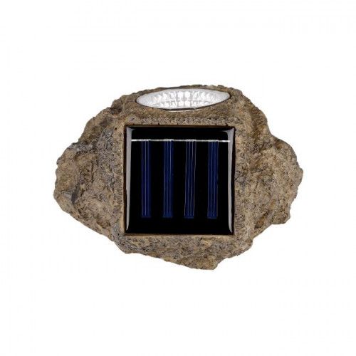 SOLARNA LAMPA LED KAMIEŃ 14.5CM CZUJNIK ZMIERZCHU IP44 3000K na Arena.pl