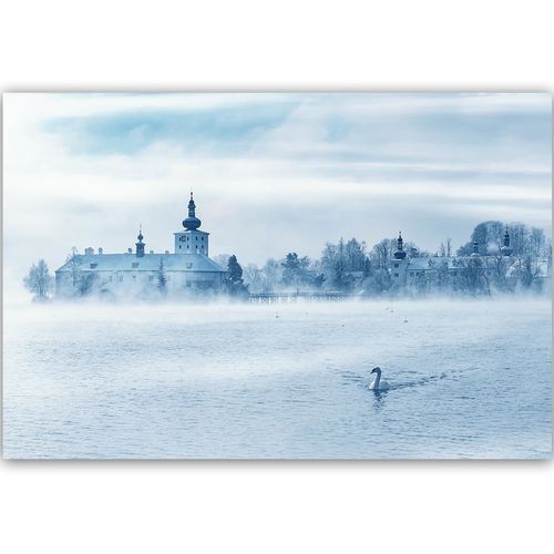 Deco Panel, Mgliste jezioro 4 120x80 na Arena.pl