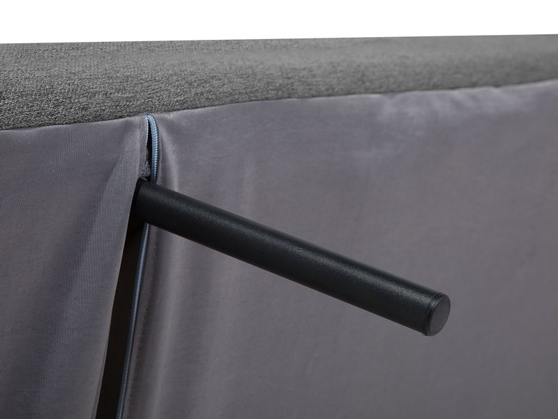 Sofa rozkładana ciemnoszara INGARO zdjęcie 7