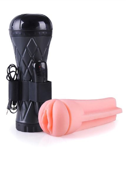 Sztuczna Pochwa Z Wibracjami Masturbator Latarka zdjęcie 1