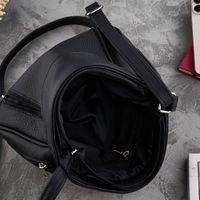 torebka damska skórzana mała paolo peruzzi czarna z-52-bl