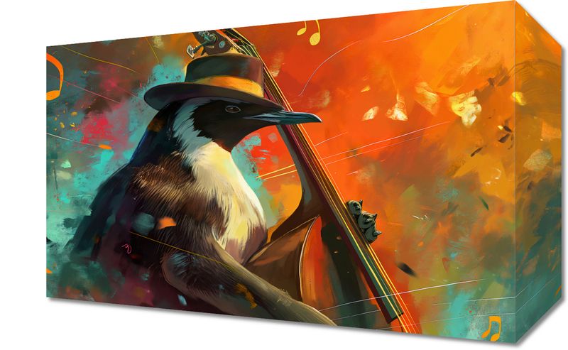 Obraz 30x20cm Pingwinia Nuta zdjęcie 1