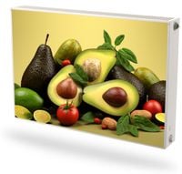 Mata magnetyczna magnes na grzejnik Fototapeta na wymiar AWOKADO WARZYWA