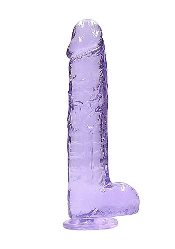 9"" / 23 cm realistic dildo with balls - purple na Arena.pl