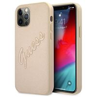 guess guhcp12lrsavslg iphone 12 promax 6,7 złoty/gold hardcase