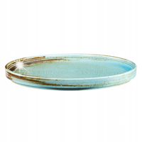 BRASSI Talerz płaski płytki porcelanowy obiadowy z rantem 30 cm / VERLO
