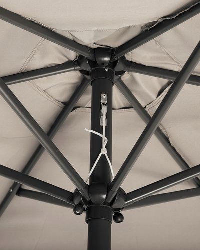 Parasol ogrodowy 270 cm brązowoszary na Arena.pl