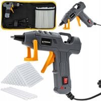 PISTOLET DO KLEJU NA GORĄCO DO KLEJENIA 220°C +60 WKŁADÓW 7MM ETUI KLEJARKA