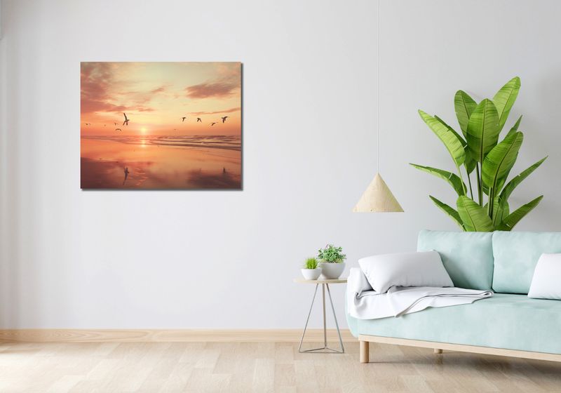 Obraz 90x70cm Spokojna Przystań zdjęcie 2