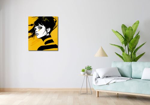 Obraz 60x70cm Żółty Wdzięk na Arena.pl