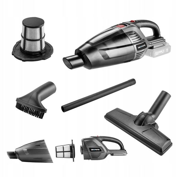 ODKURZACZ AKUMULATOROWY 18V,2W1 58G097 GRAPHITE zdjęcie 3