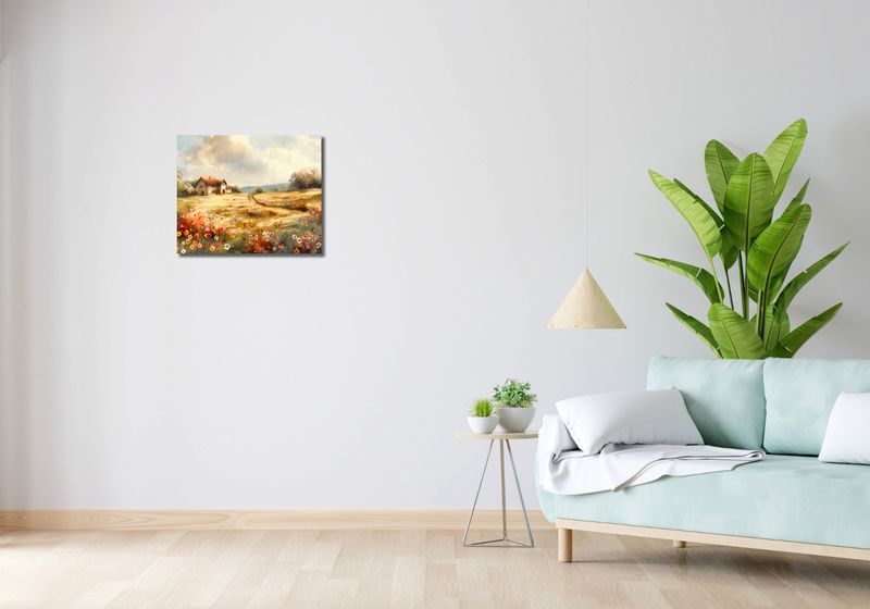Obraz 50x40cm Sielski Domek zdjęcie 2