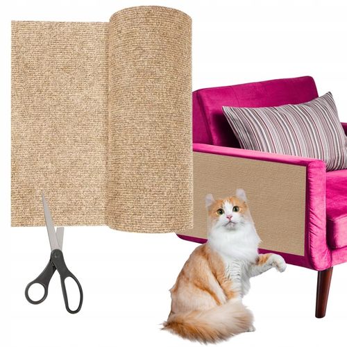 Samoprzylepna MATA DO DRAPANIA na kanapę meble dla kotów ochrona 100x40 na Arena.pl