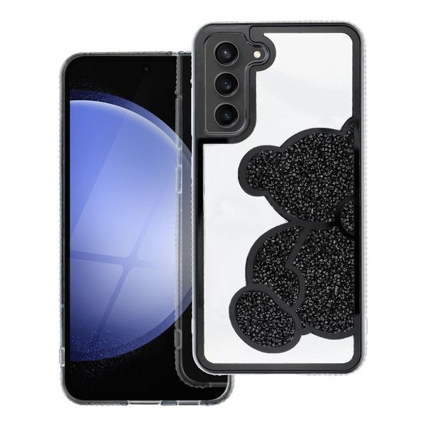 Futerał TEDDY BEAR do SAMSUNG A51 czarny zdjęcie 1