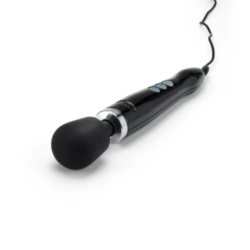 doxy die cast wand massager black - luksusowy masażer z aluminium na Arena.pl